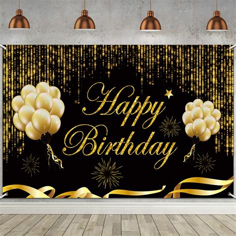Buy 6 X 36ft Happy Birthday Party Backdrop Banner Large Fabric