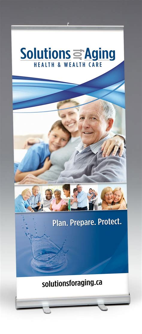 Design banners for free in minutes. Retractable Banner Stand for Solutions for Aging Health ...