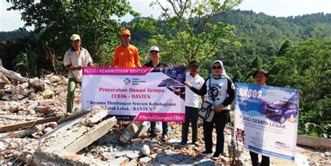 Komunitas Peduli Kemanusiaan Banten Ikut Membantu Korban Gempa Lebak