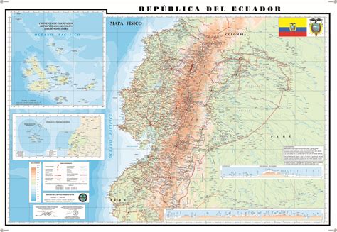 Mapa F Sico Del Ecuador Tama O Completo Gifex