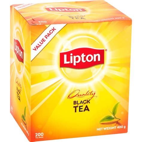 Lipton Quality Black Tea Bags 200pk Woolworths