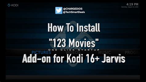 How To Install 123 Movies Add On For Kodi One Click Startup No