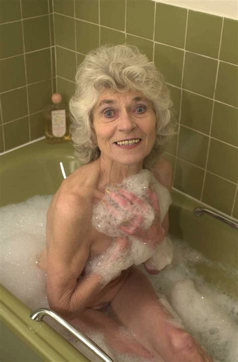 Extremely Old Wrinkly Granny Spreading Her Legs In The Bathtub Porn