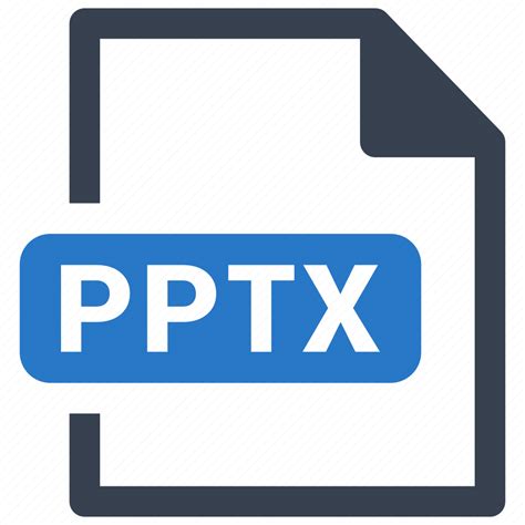 File Format Pptx Icon Download On Iconfinder