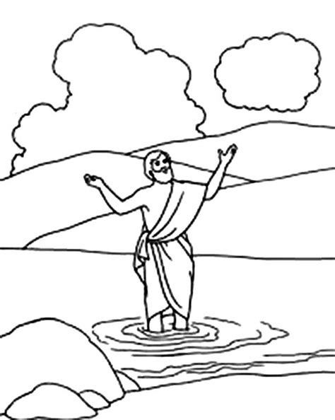 49 high quality collection of john the baptist coloring page by clipartmag. Picture of John the Baptist Coloring Page - NetArt