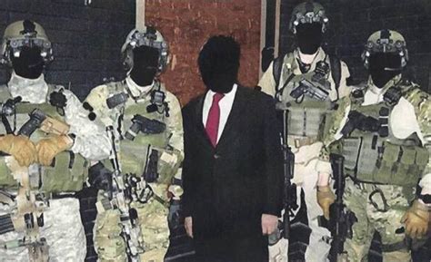 Members Of The British 22 Sas Alongside An Unknown Politician At Raf
