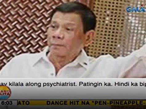 Watch Pangulong Rodrigo Duterte Ipinagtanggol Ng Palasyo Matapos Tawaging Psychopath Ni Agot
