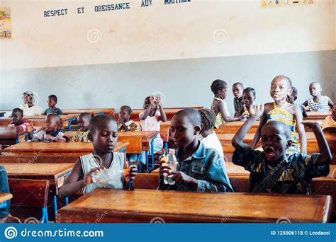 Mali Classroom Of Black African Students Editorial Stock Photo