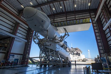 The commercial space company spacex is developing its dragon capsule to carry cargo, and eventually people, to orbit. NASA, SpaceX Watch Weather as Space Station Prepares for ...