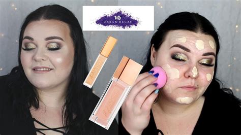 Urban Decays Nya Foundation Och Concealer Stay Naked Timmars Wear Test Youtube