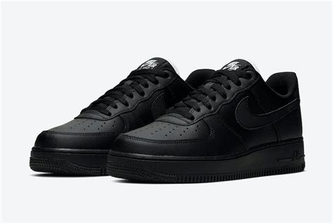 Nike Air Force 1 Low Black Cj1607 001 Release Date Info Sneakerfiles