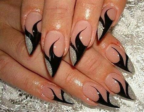40 elegant pointed nail art ideas that inspiring wear4trend punk nails latest nail art