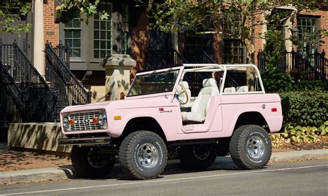 1966 Pink Ford Bronco 1966 Classic Ford Bronco Strawberry Moon