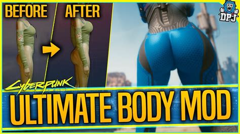 ultimate female body mod bigger booty and chest cyberpunk 2077 customization mod cyberpunk