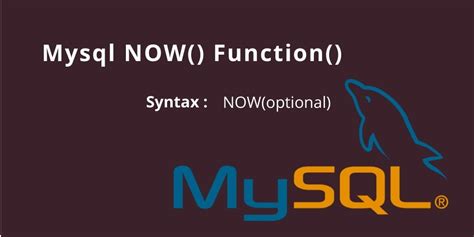 Mysql Now Function With Example Tuts Make