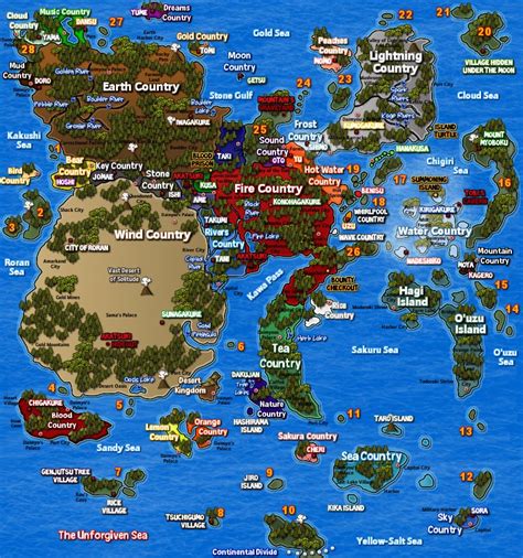 All the main countries of this world, the land of the wolf, the country of the when i created the map, i used the real world landscape of naruto's anime. GTA San Andreas Naruto
