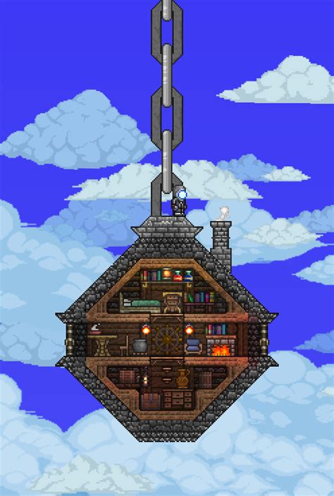 Building in terraria can be tricky when you run out of ideas but today i let you know 7 amazing and simple terraria building tips. House Hanging In The Sky : Terraria
