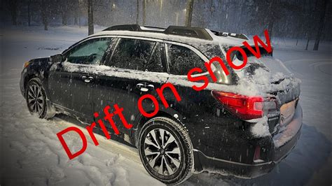 Subaru Outback Snow Drifting Youtube
