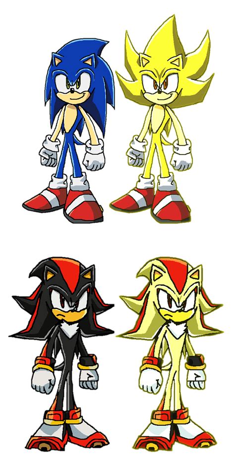 Sonic X Sonic Super Sonic Vs Shadow Super Shadow By 9029561 On Deviantart
