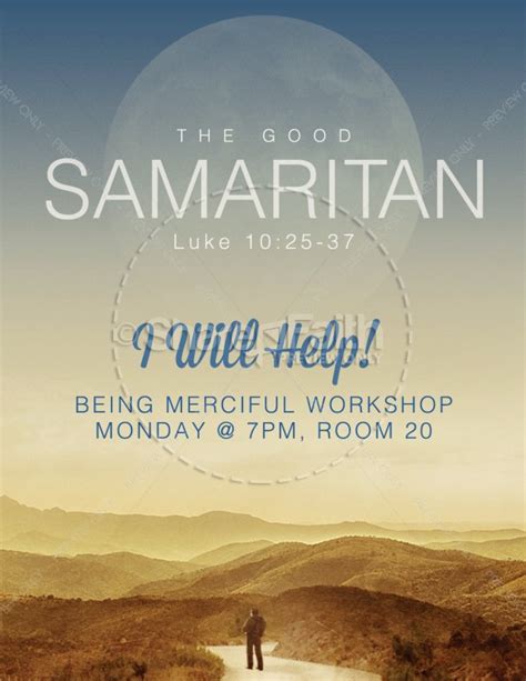 The Good Samaritan Church Flyer Template Ms Word Template Flyer Templates