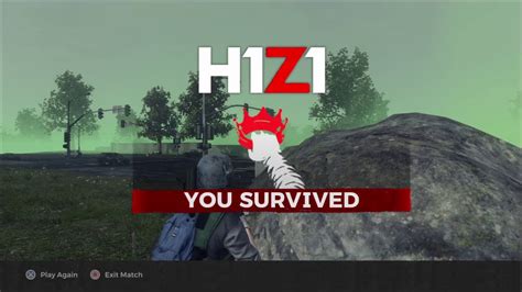 H1z1 Battle Royale My First Victory Youtube