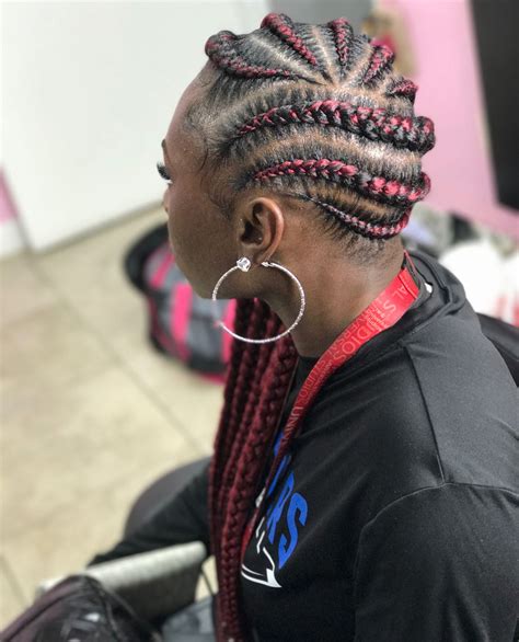 Pin By ︎ On ‍♀️hair‍♀️ Feed In Braids Hairstyles Feed In Braid
