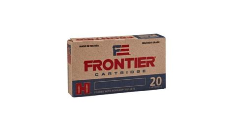 Hornady Frontier Rifle Ammunition 223 Rem 68 Gr Bthp Match 2000