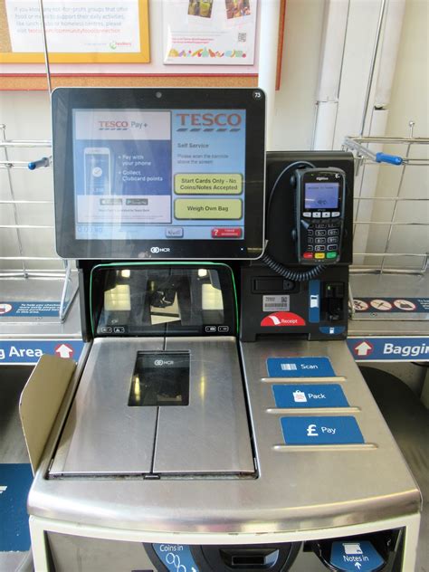 Martin Brookes Oakham Rutland A New Tesco Self Service Checkout With Built In Cctv Glasgow