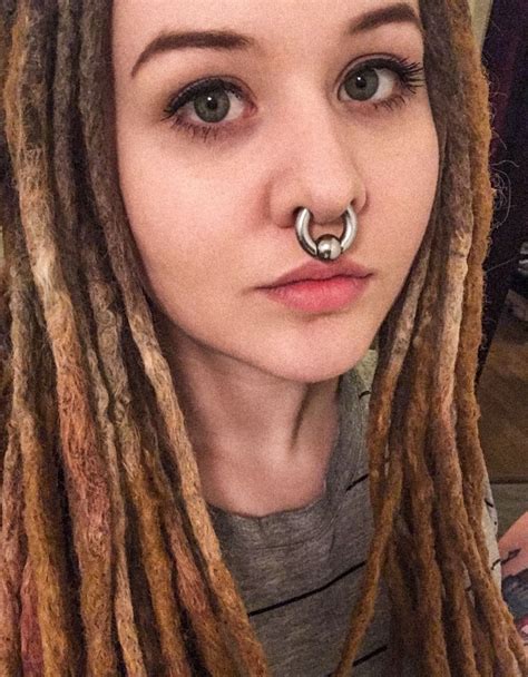 Women With Huge Septums Photo Piercings Septum Septum Piercing