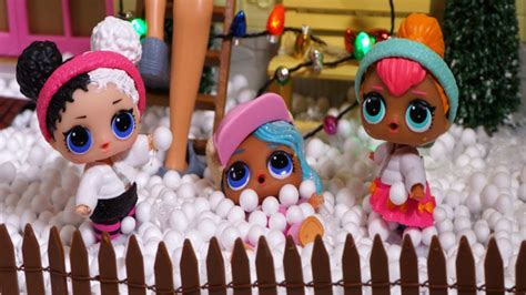Lol Surprise Dolls Snow Day And Winter Fun Youtube
