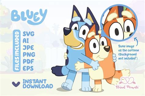Bluey And Bingo Svg Vector Files Easy Download Instant Etsy In 2021