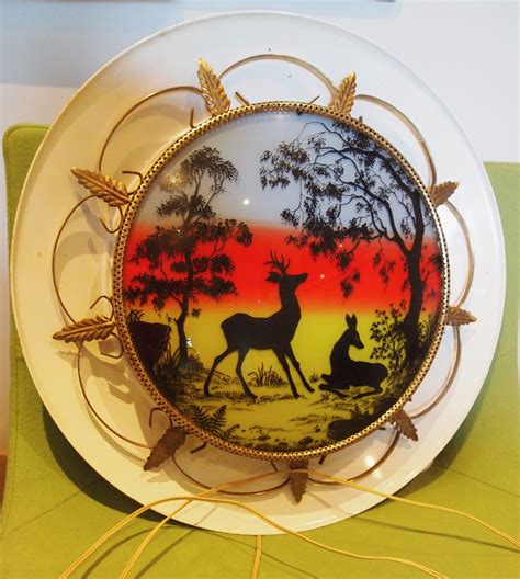Vintage Painted Tinware Bambi Wall Light — Eco Editions