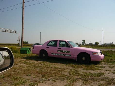 Burlington Arrest Breast Cancer Awareness Police Custom Design