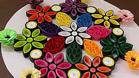 Paper Quilling Rangoli 🌸 How To Make Colorful Rangoli Design Paper