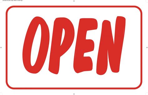 Openclosed Sign Double Sided 22x14 Pursell Manufacturing