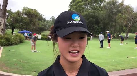 Grace Kim After Day Two Of The 2018 Women’s Australian Amateur Championship Youtube