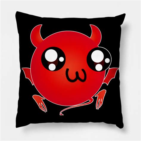 Cute Halloween Kawaii Devil Cute Halloween Monster Pillow Teepublic