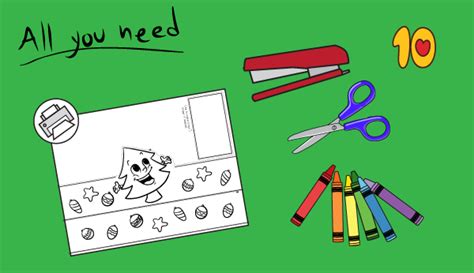 christmas tree printable crown  minutes  quality time