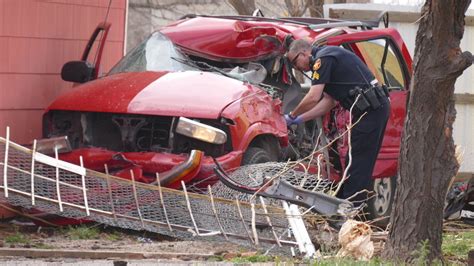 woman dies after single vehicle crash on northwest side kvii