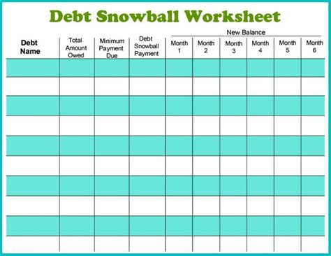 38 Debt Snowball Spreadsheets Forms And Calculators