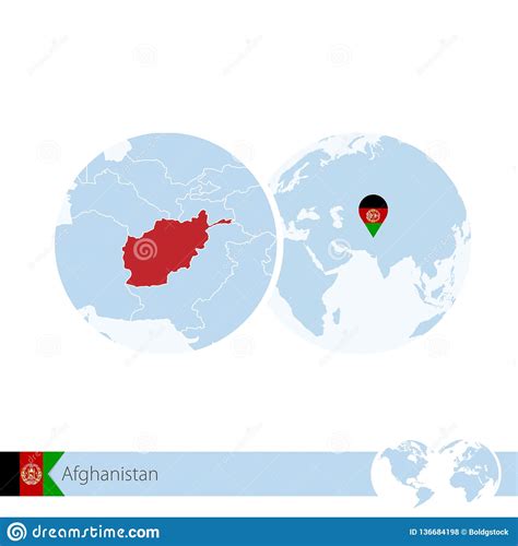 Afghanistan Regional Map Of Provinces Vector Illustration