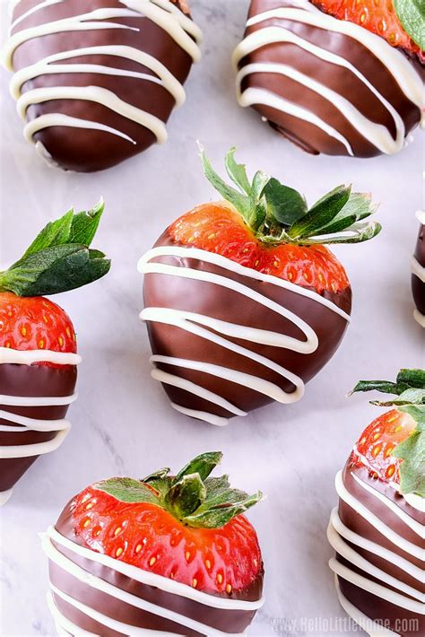 Chocolate Covered Strawberries Easy Recipe Hello Little Home