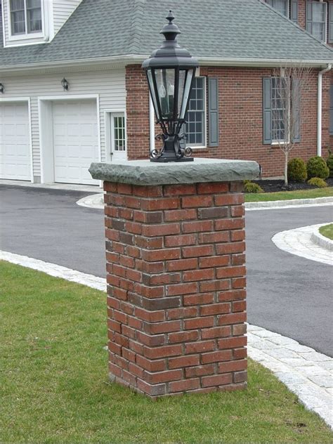 Wall And Pillar Ideas Shade Landscaping Brick Pillars Brick Columns