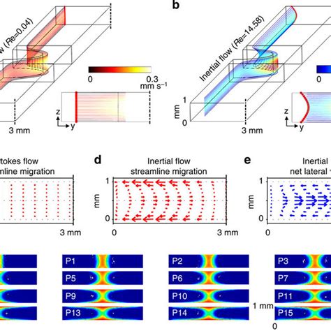 Numerical Analysis Of The Inertial Flow A Streamlines In A