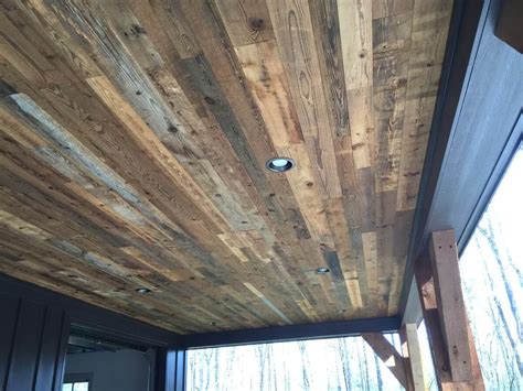 Rustic Reclaimed Wood Ceilings Whole Log Reclaimed Nc
