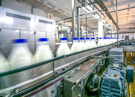 Milk Production On Line At The Factory — Stock Photo © 279photogmail