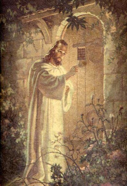 Knocking At The Door Christ At Hearts Door Warner Sallman 1892