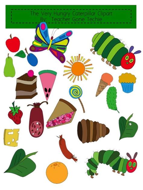 Raupe nimmersatt produkte preiswert und schnell bestellen. Clipart | Hungry caterpillar, Very hungry caterpillar ...