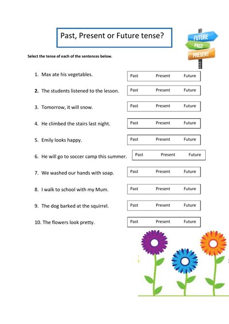 Simple Present And Past Tense Worksheet All In One Photos