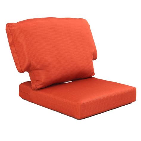 Outdoor furniture cushions patio chair seat replacement covers waterproof pads. Martha Stewart Living Charlottetown Quarry Red Replacement ...